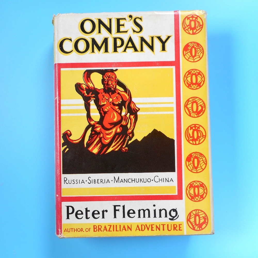 One's Company 1934 Journey to China Peter Fleming Scribner's 1st American Ed.